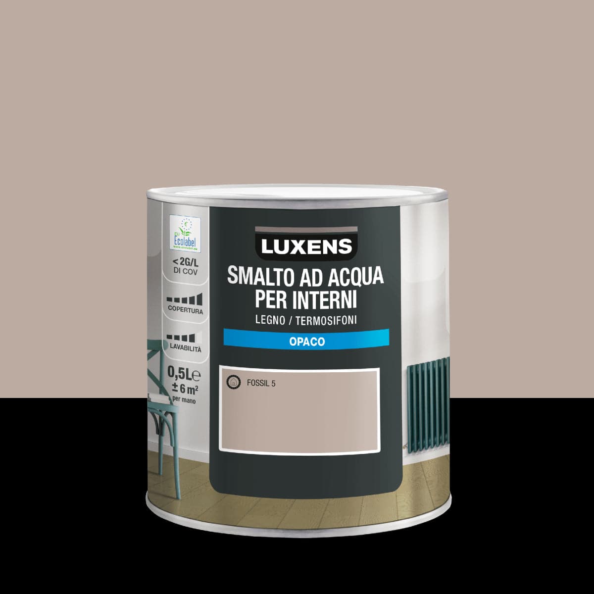 LUXENS FOSSIL 5 MATT WATER-BASED INTERIOR ENAMEL 500 ML