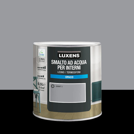 LUXENS WATER-BASED INTERIOR ENAMEL GRANIT 3 MATT 500 ML