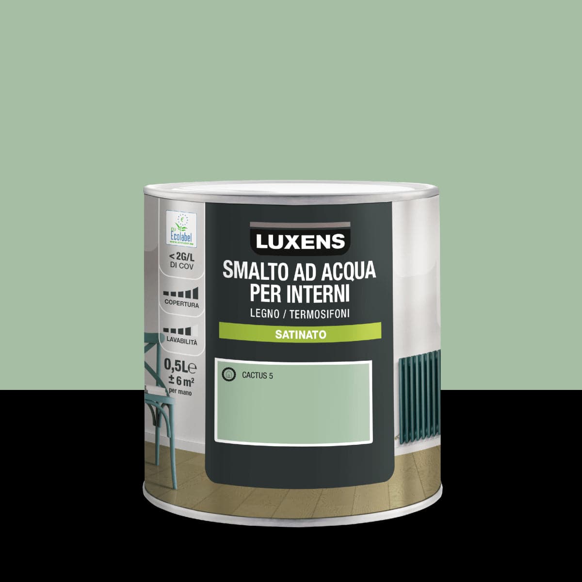 LUXENS CACTUS 5 SATIN INTERIOR ENAMEL 500 ML