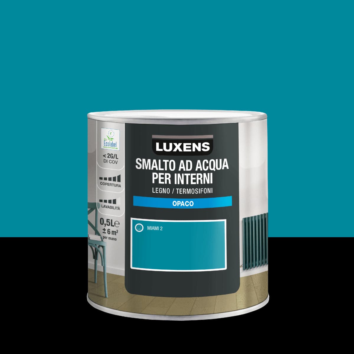 Bricocenter LUXENS MIAMI 2 MATT INTERIOR ENAMEL 500 ML