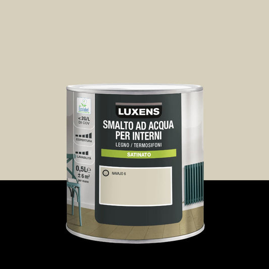 LUXENS NAVAJO 6 SATIN INTERIOR ENAMEL 500 ML