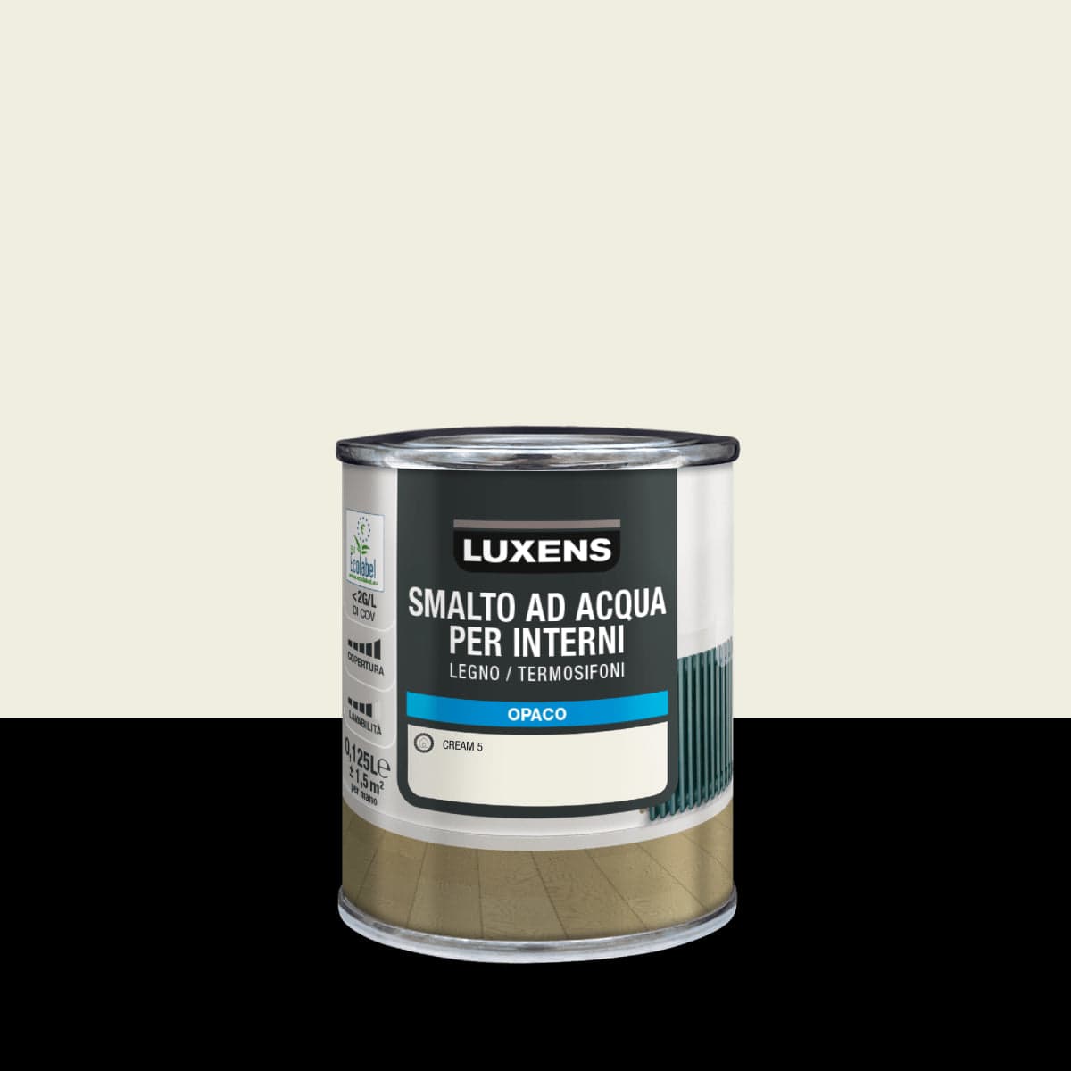 Bricocenter LUXENS CREAM 5 MATT INTERIOR WATER POLISH 125 ML