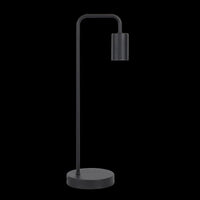 TABLE LAMP LINA METAL BLACK H45 CM E27=40W - best price from Maltashopper.com BR420007709
