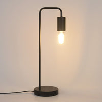 TABLE LAMP LINA METAL BLACK H45 CM E27=40W - best price from Maltashopper.com BR420007709