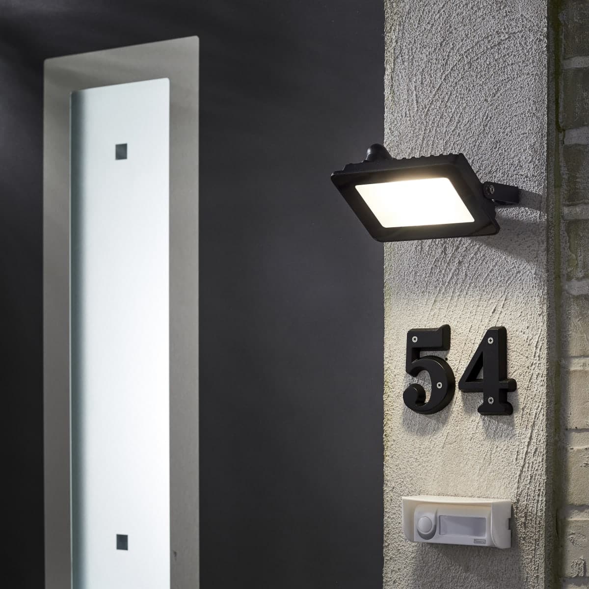 Bricocenter YONKERS PROJECTOR ALUMINIUM GREY 13X6.5 CM LED 20W NATURAL LIGHT IP65