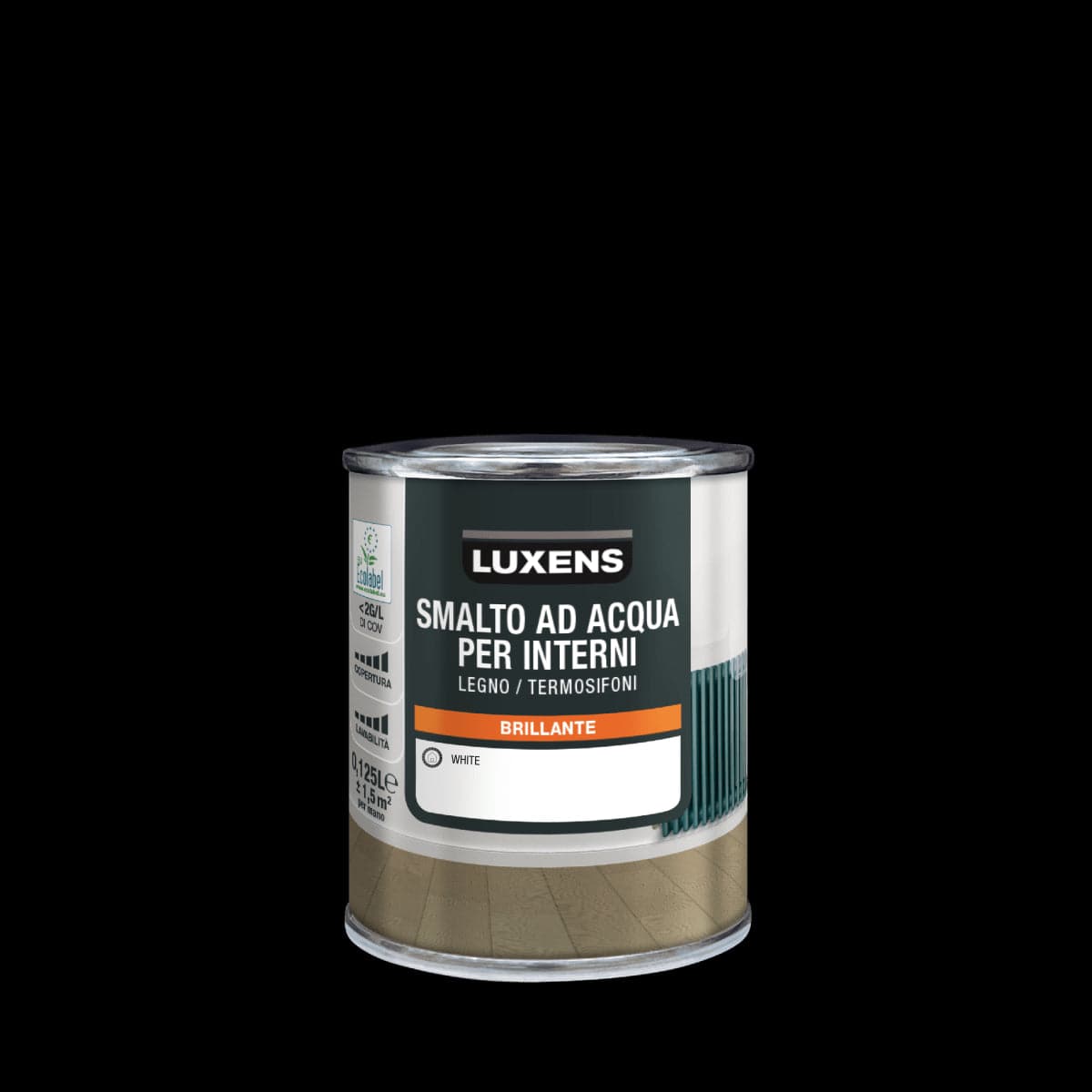 LUXENS 125 ML BRILLIANT WHITE INTERIOR WATER ENAMEL