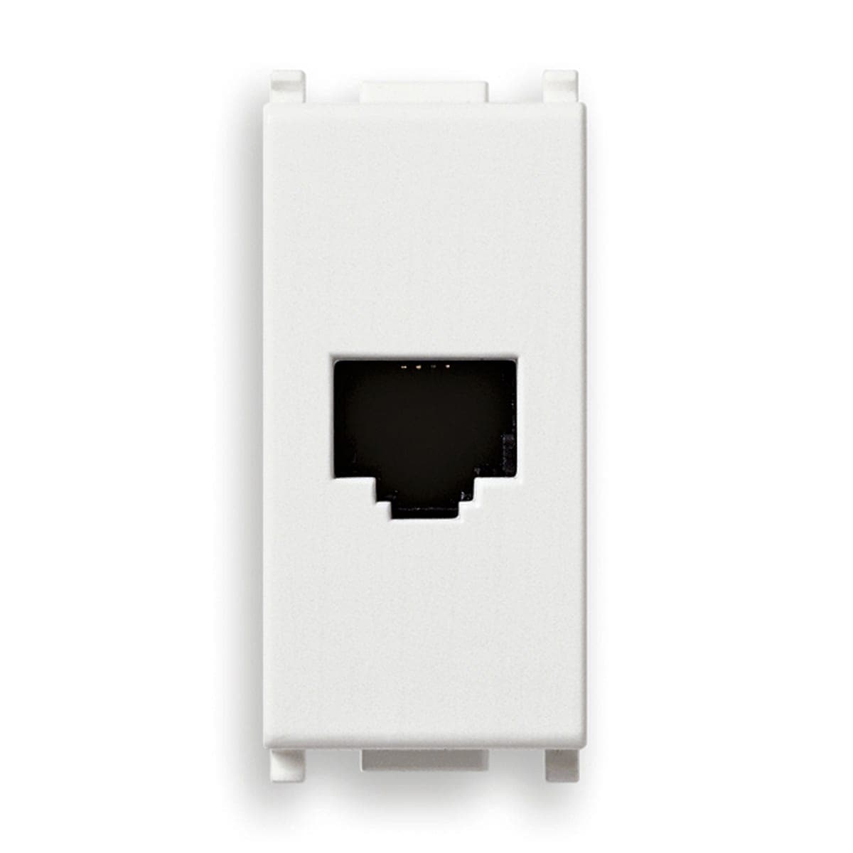 RJ11 PLANA WHITE TELEPHONE JACK - best price from Maltashopper.com BR420100382