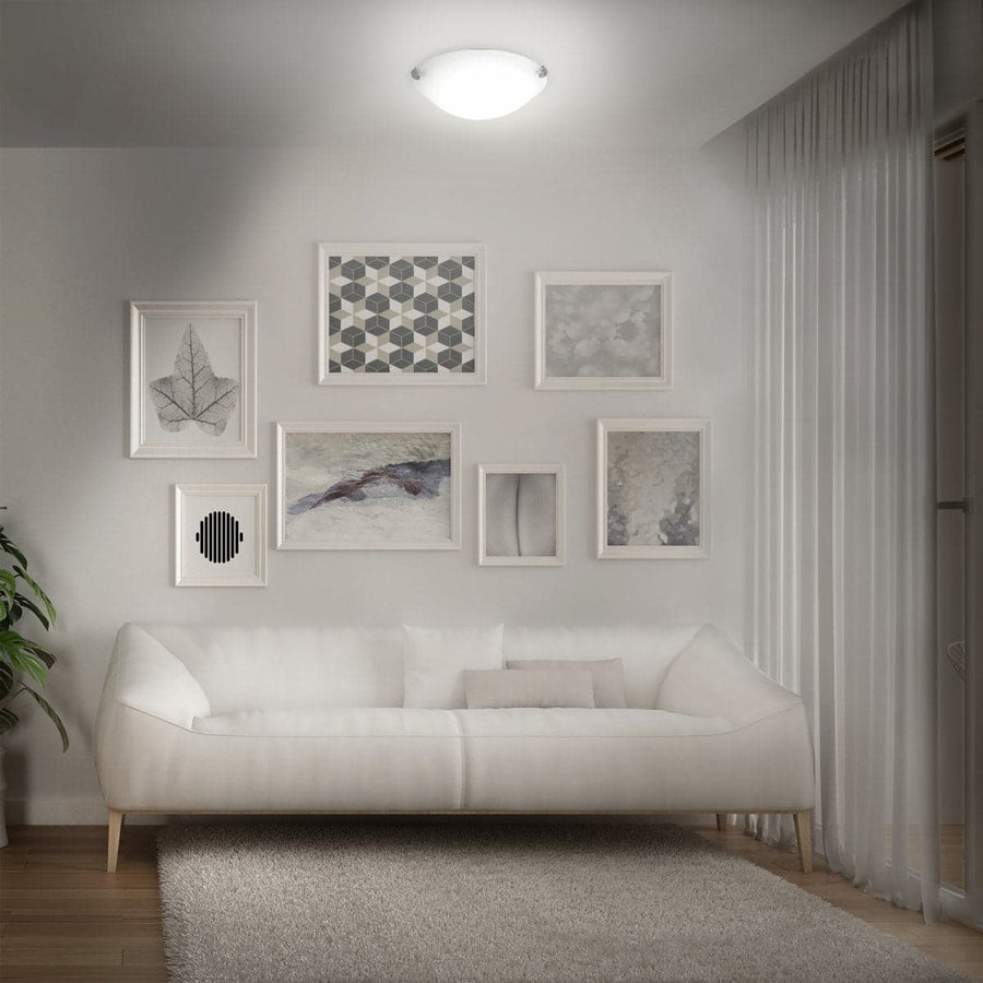 Bricocenter CEILING LIGHT ISLAND ALABASTER WHITE D40 2XE27=60