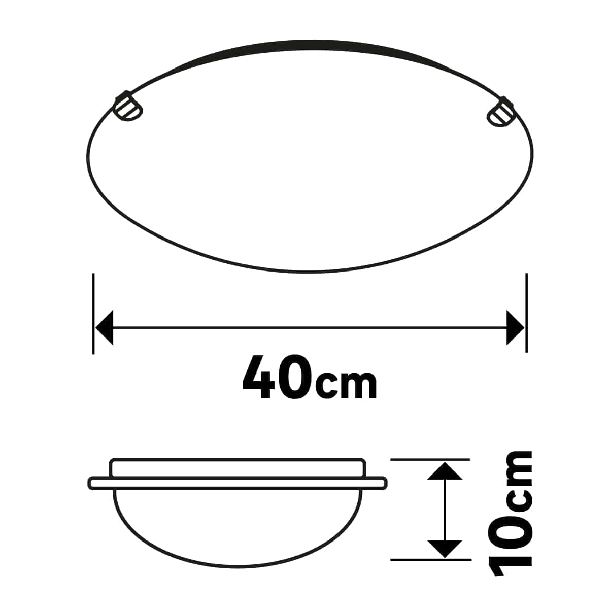 Bricocenter CEILING LIGHT ISLAND ALABASTER WHITE D40 2XE27=60