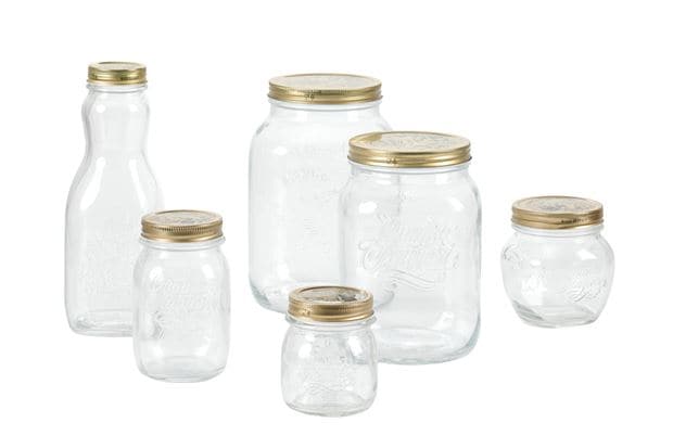 Casa SEASONS Transparent bottle H 22.6 cm - Ø 9.4 cm