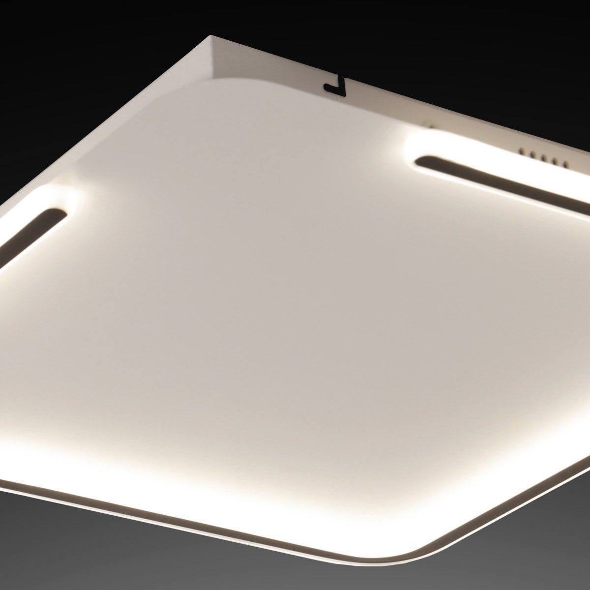 PAIGE WHITE ALUMINIUM CEILING LIGHT 50x50CM LED 44W NATURAL LIGHT - best price from Maltashopper.com BR420008525