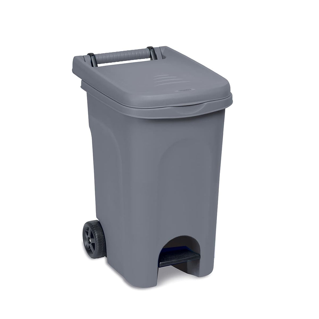 DUSTBIN WITH PEDAL GREY URBAN SYSTEM 60LT WITH WHEELS - best price from Maltashopper.com BR410007607
