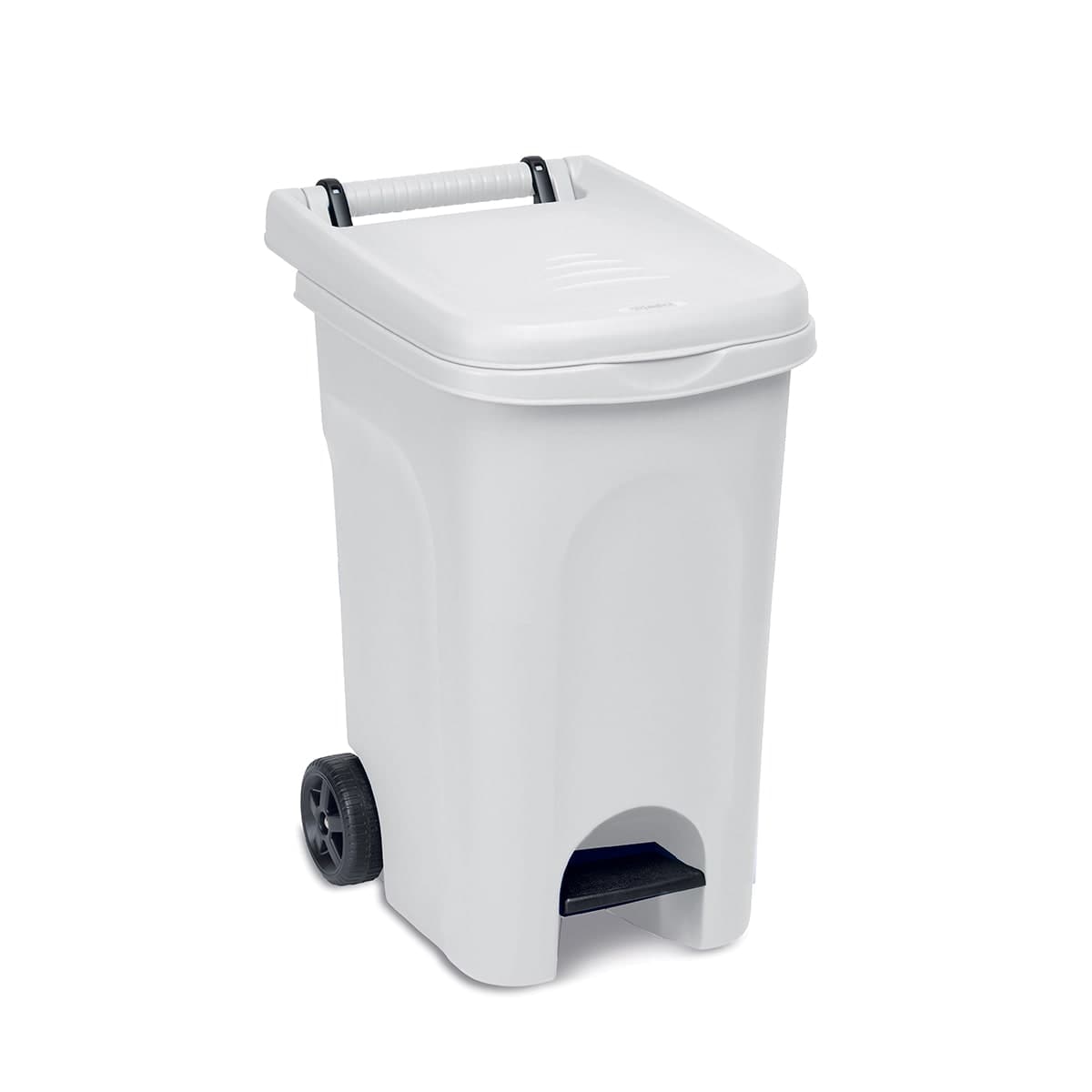 PEDAL BIN WHITE URBAN SYSTEM 60LT WITH WHEELS - best price from Maltashopper.com BR410007609