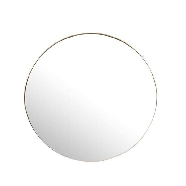 LINE Golden mirror, Ø 75 cm