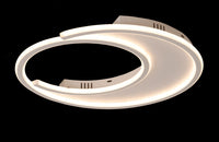 LEXI ALUMINIUM CEILING LIGHT WHITE D50 LED 92W CCT DIMMABLE - best price from Maltashopper.com BR420008534