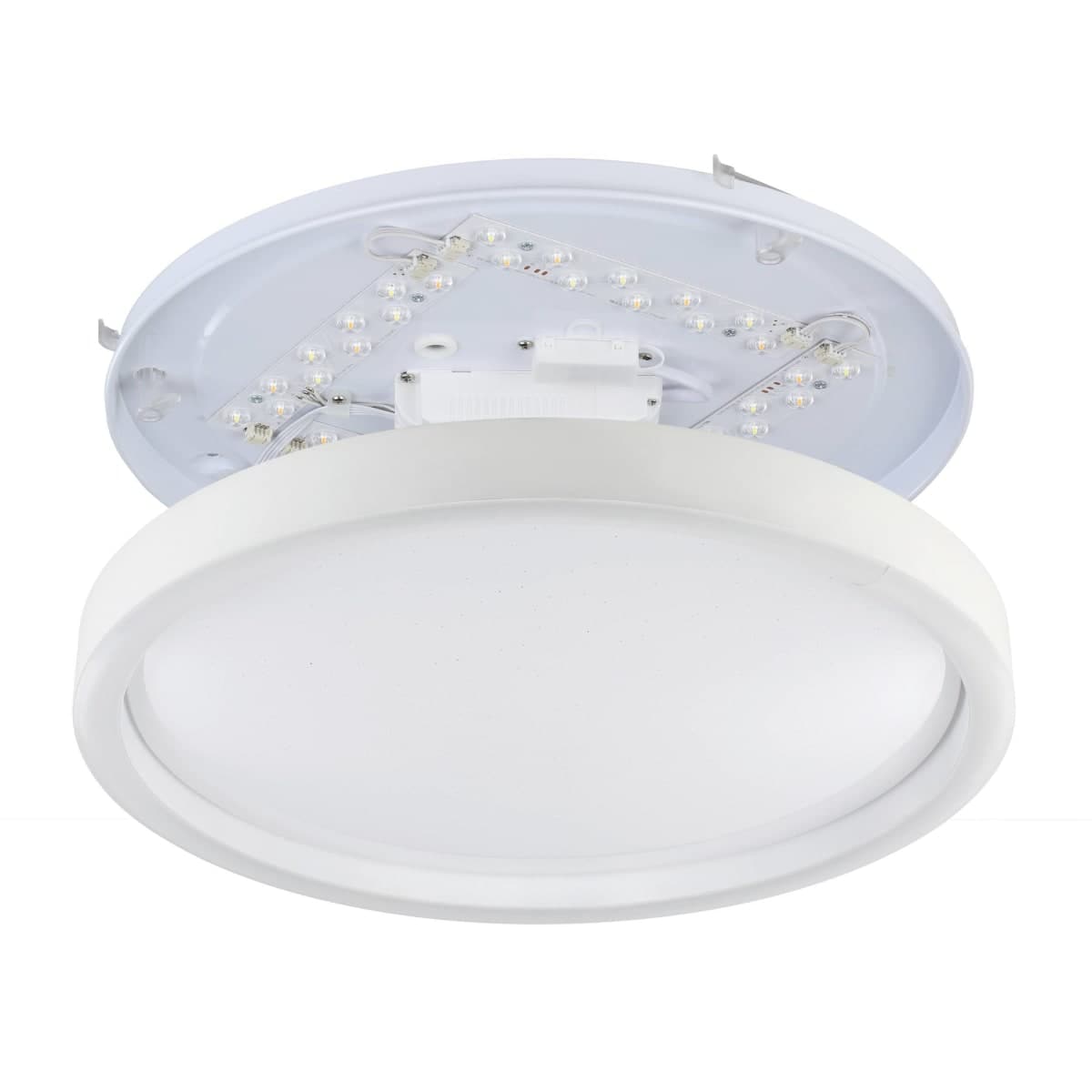 MONTEMORELOS ALUMINIUM CEILING LAMP WHITE D42 CM LED 17.8W CCT DIMMABLE - best price from Maltashopper.com BR420008245