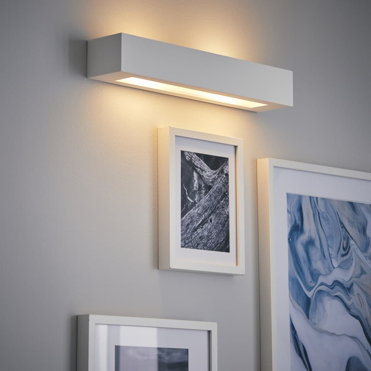 MALO CHALK WHITE WALL LIGHT 45X7X9CM 2XE14 - best price from Maltashopper.com BR420007817