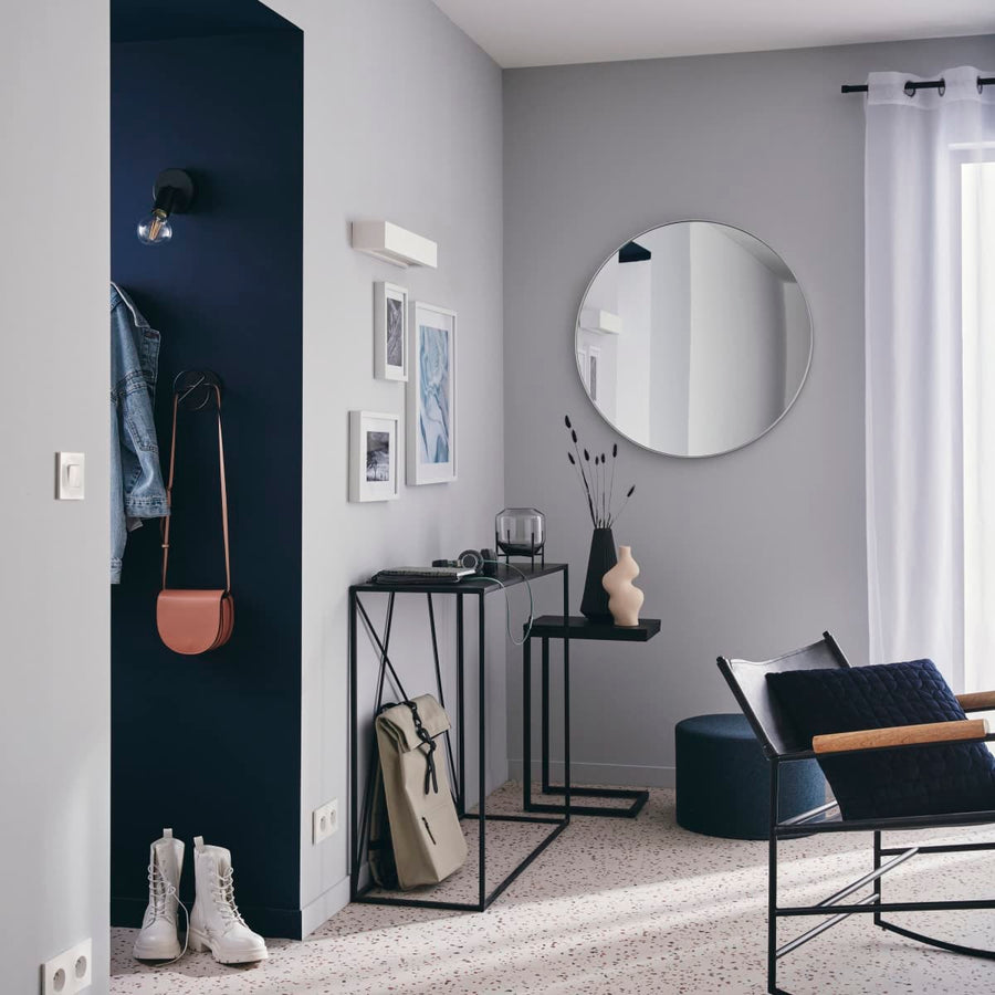 MALO CHALK WHITE WALL LIGHT 45X7X9CM 2XE14 - Premium  from Bricocenter - Just €58.99! Shop now at Maltashopper.com