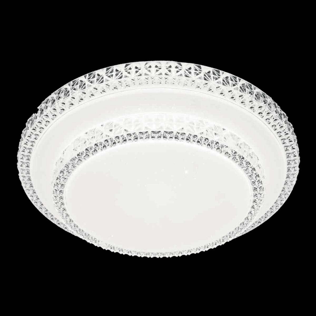 DIAMOND CEILING LIGHT METAL WHITE D40CM LED 18W CCT DIMMABLE - best price from Maltashopper.com BR420007697