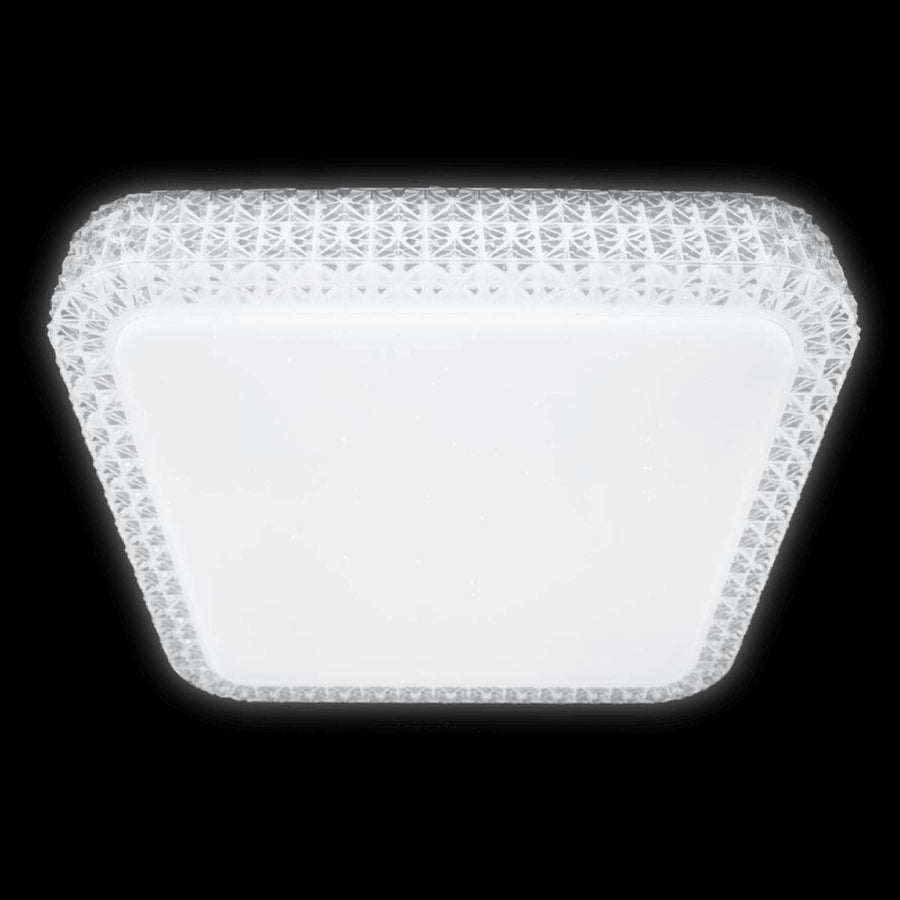 DIAMOND METAL CEILING LIGHT WHITE 40X40CM LED 18W CCT DIMMABLE - best price from Maltashopper.com BR420007693