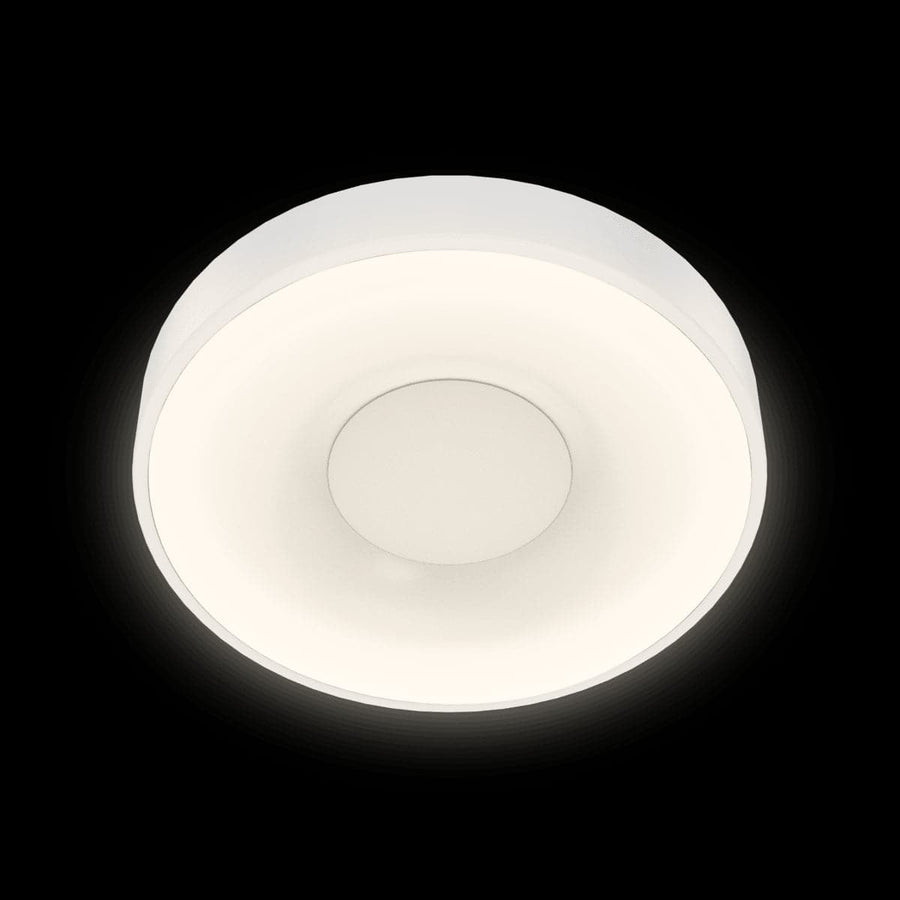 CEILING LAMP PIAZO METAL WHITE D38 CM LED 40W CCT DIMMABLE - best price from Maltashopper.com BR420007695