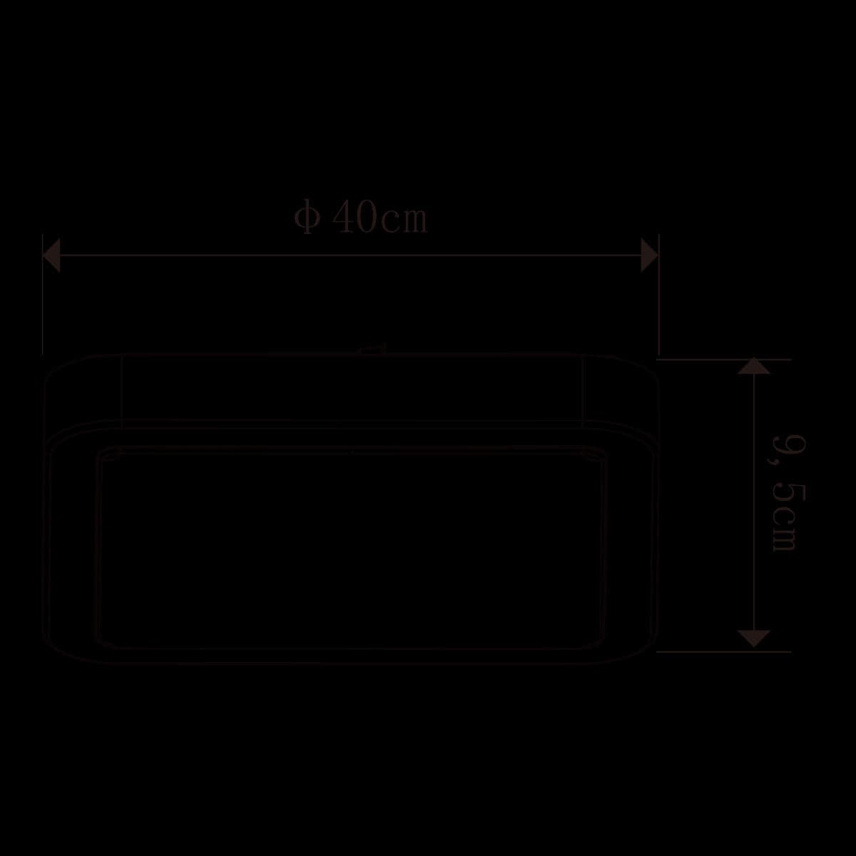 DIAMOND METAL CEILING LIGHT WHITE 40X40CM LED 18W CCT DIMMABLE - best price from Maltashopper.com BR420007693