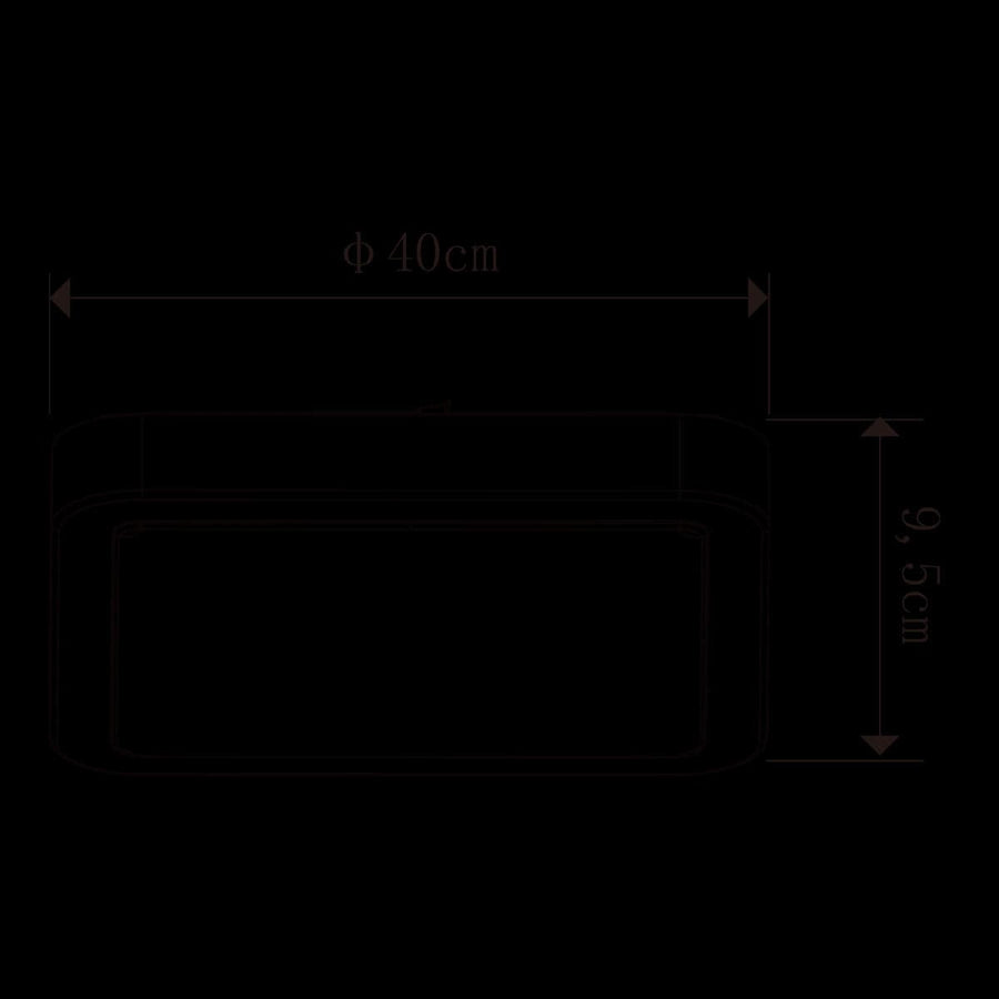 DIAMOND METAL CEILING LIGHT WHITE 40X40CM LED 18W CCT DIMMABLE - best price from Maltashopper.com BR420007693