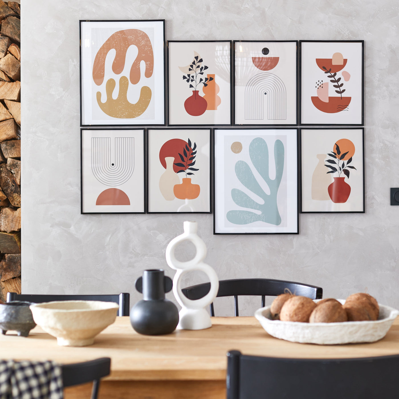 LILA 30X40 CM PVC BLACK FRAME