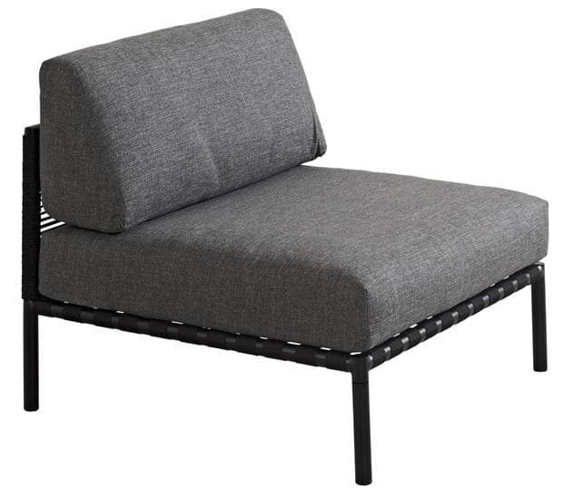 JUMBO Lounge chair black H 61 x W 87 x D 87 cm - best price from Maltashopper.com CS629412