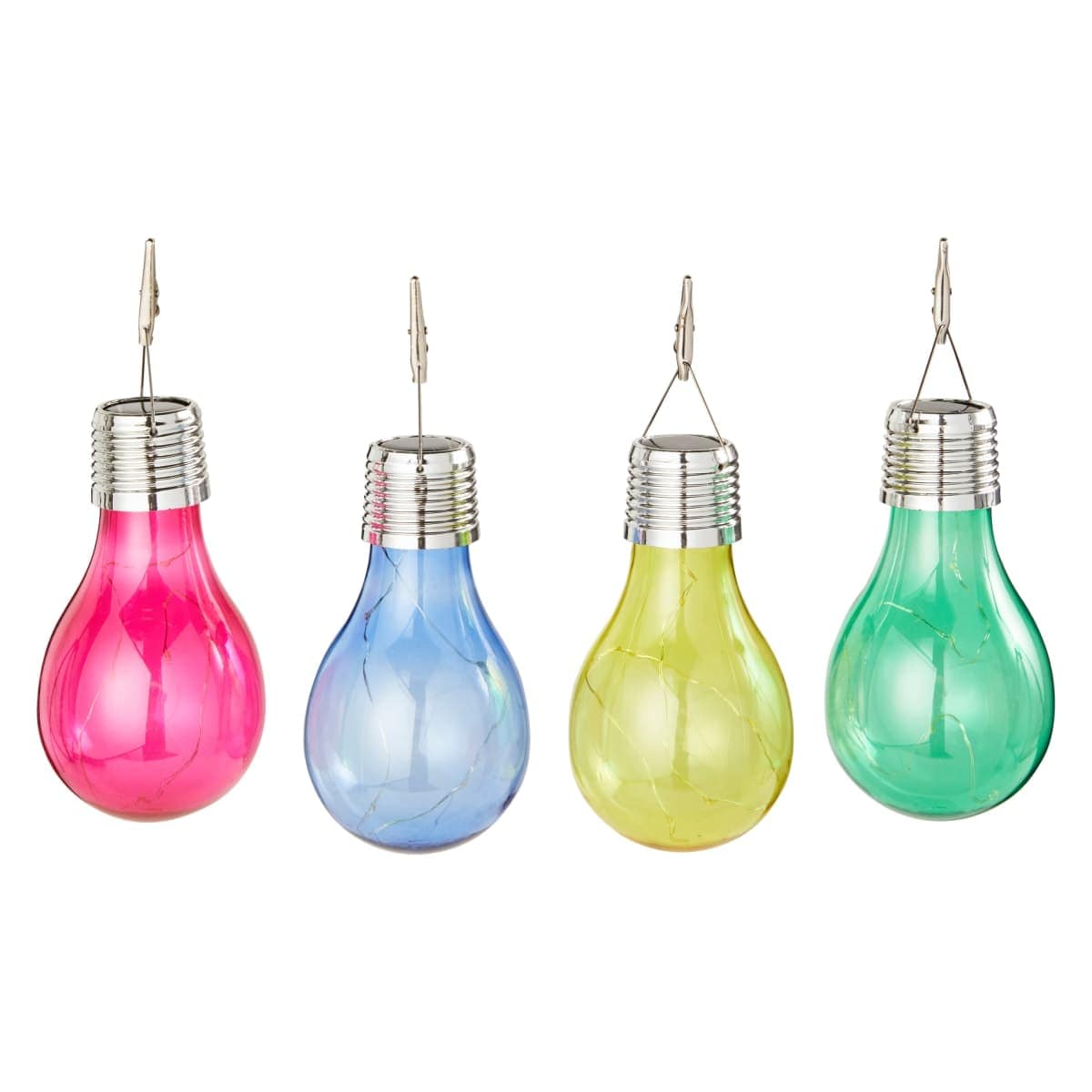 Bricocenter EZINE LED SOLAR BULB 0.24W COLOURED LIGHT IP44