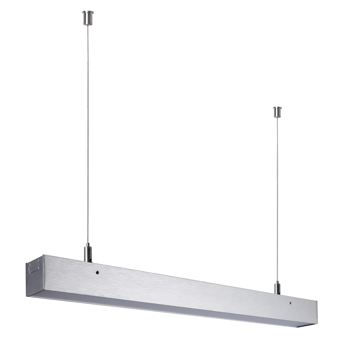 Bricocenter SLIMLINE ALUMINIUM PROFILE SILVER 50 CM LED 12.5W NATURAL LIGHT