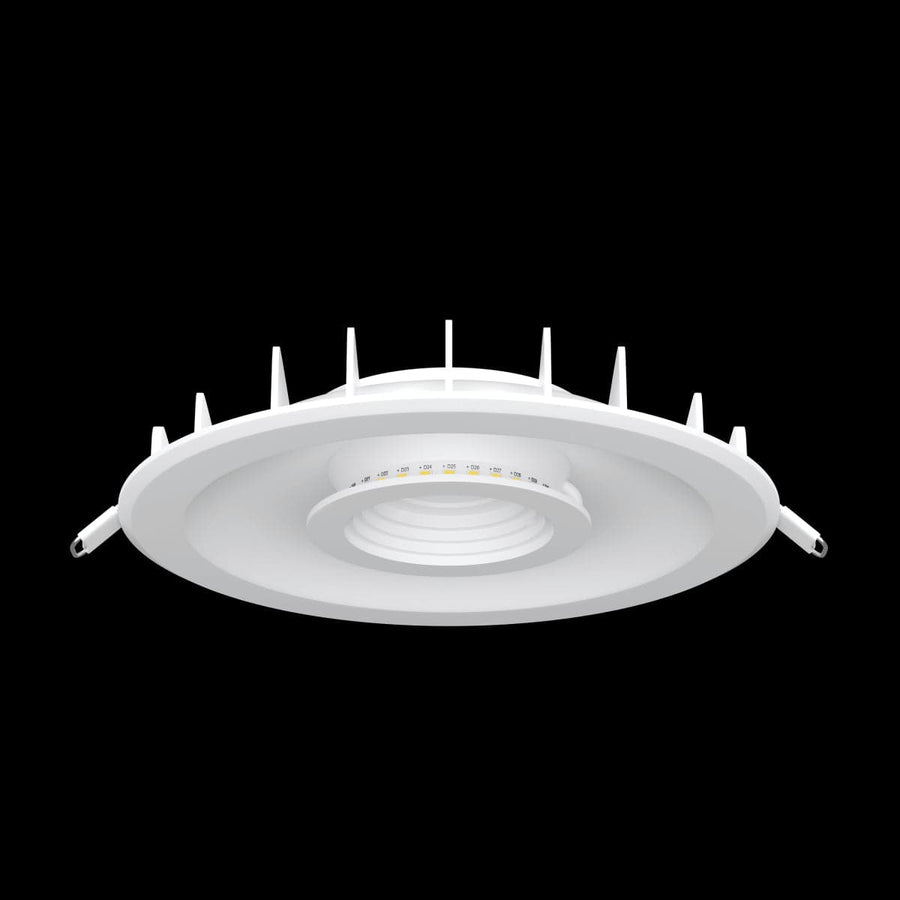 LIGURIA ALUMINIUM RECESSED SPOTLIGHT WHITE D20.5 CM LED 24W NATURAL LIGHT - best price from Maltashopper.com BR420005519