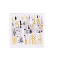 MOUNTAIN FOREST Set of 20 paper napkins in various colors W 25 x L 25 cm - best price from Maltashopper.com CS677768