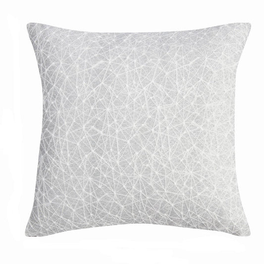 KACIE CUSHION WHITE SILVER 40X40 CM