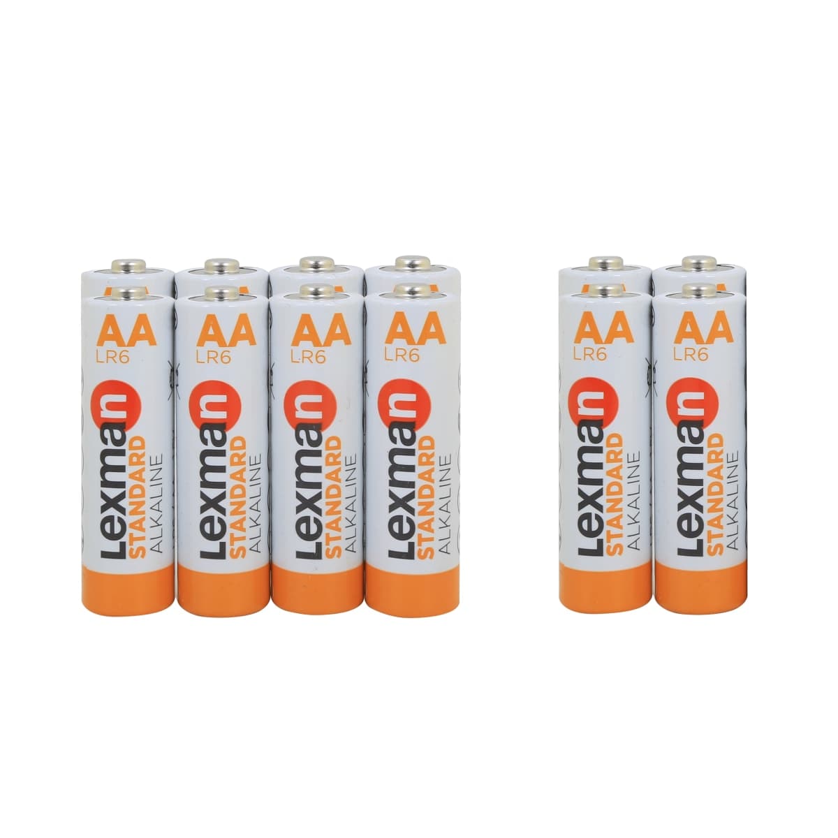 8 + 4 FREE AA ALKALINE BATTERIES