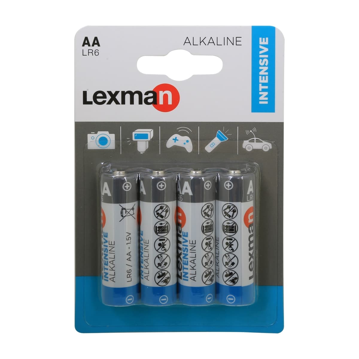4 AA INTENSIVE ALKALINE BATTERIES