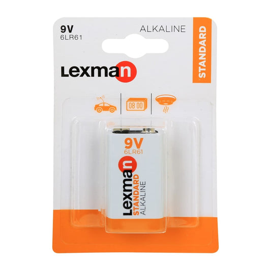 STANDARD 9V ALKALINE BATTERY