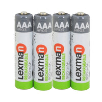 4 LEXMAN AA RECHARGEABLE BATTERIES