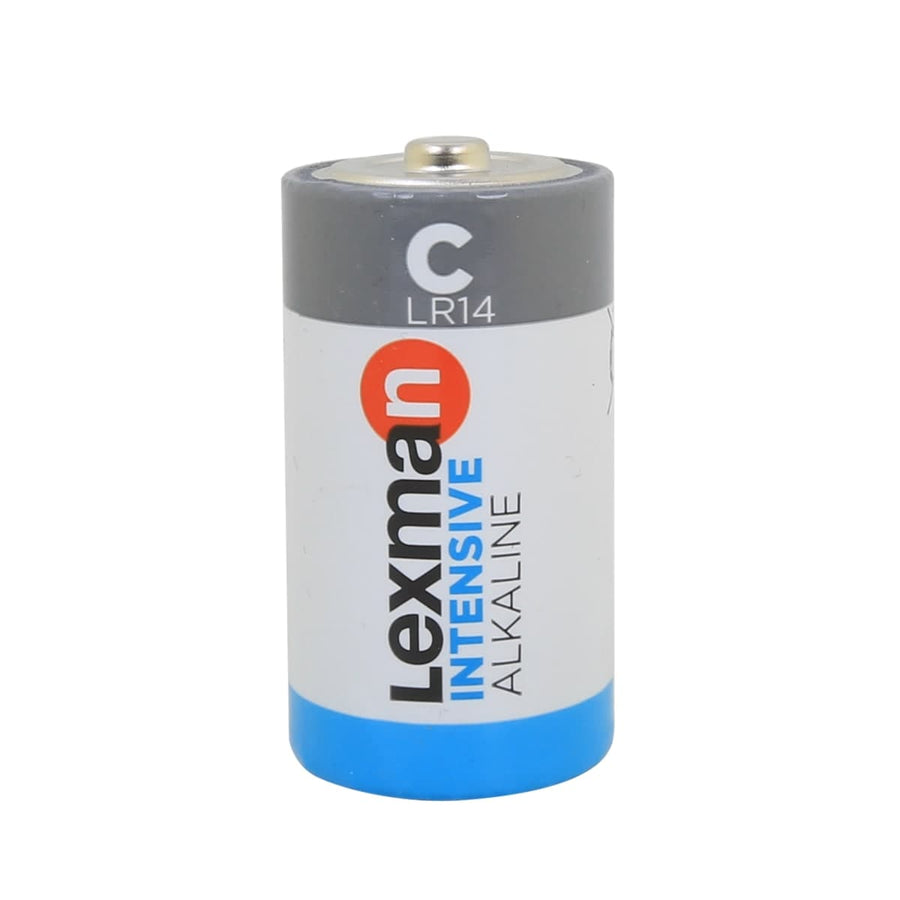2 INTENSIVE ALKALINE HALF-TORCH C BATTERIES