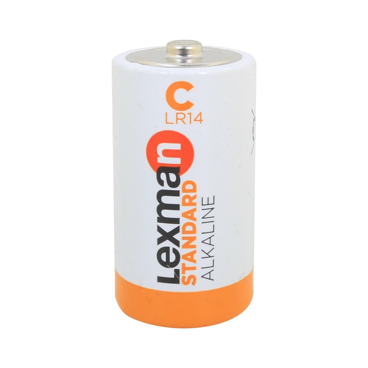 2 STANDARD HALF ALKALINE C BATTERIES