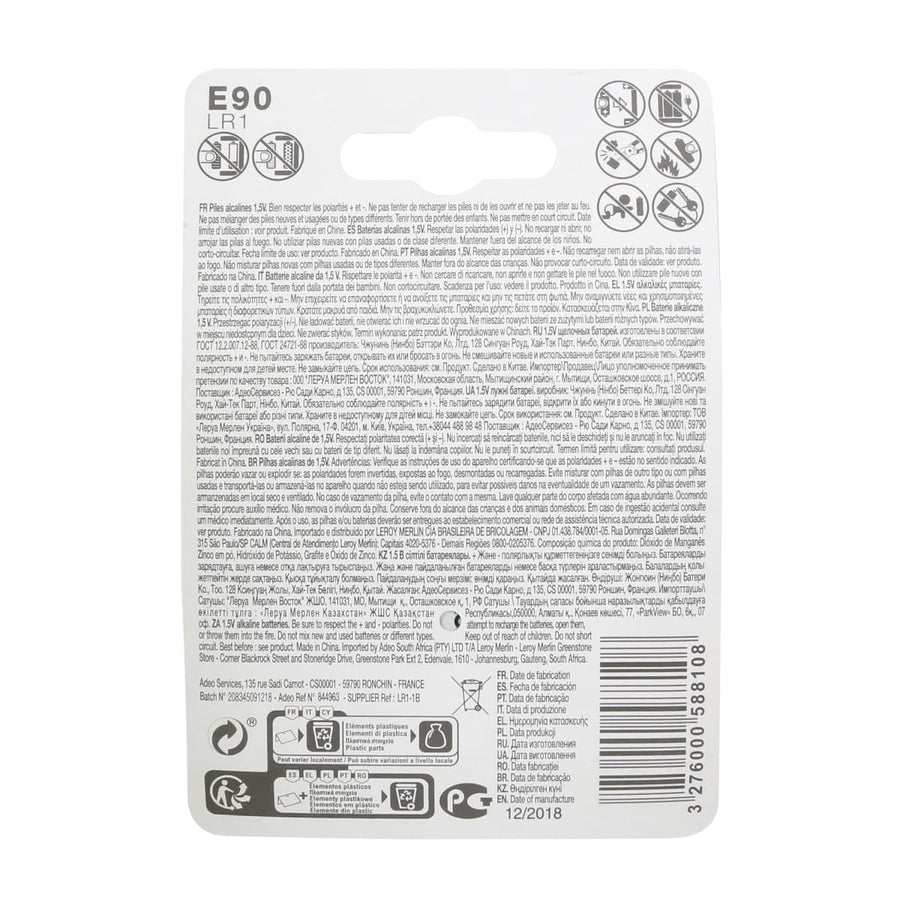 E90 ALKALINE INTENSIVE BATTERY