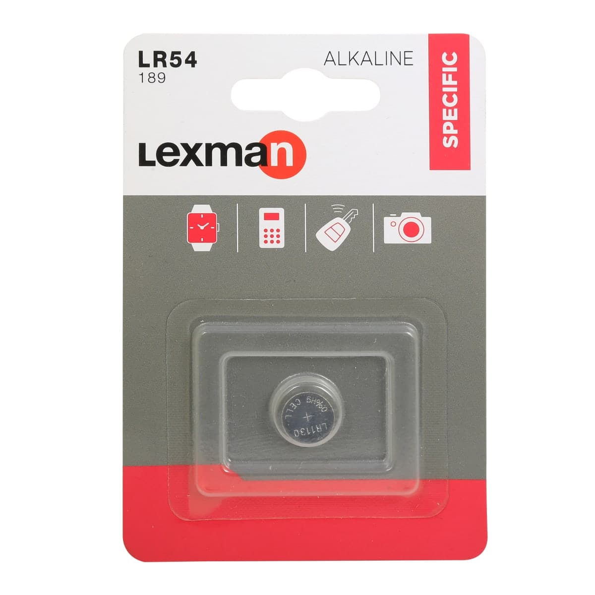 LR54 ALKALINE INTENSIVE BATTERY