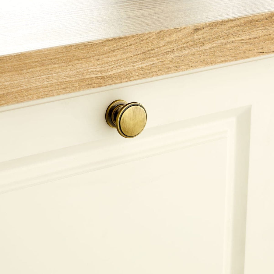 Bricocenter KESSY KNOB DIAMETER 30 MM ANTIQUE, 2 PIECES