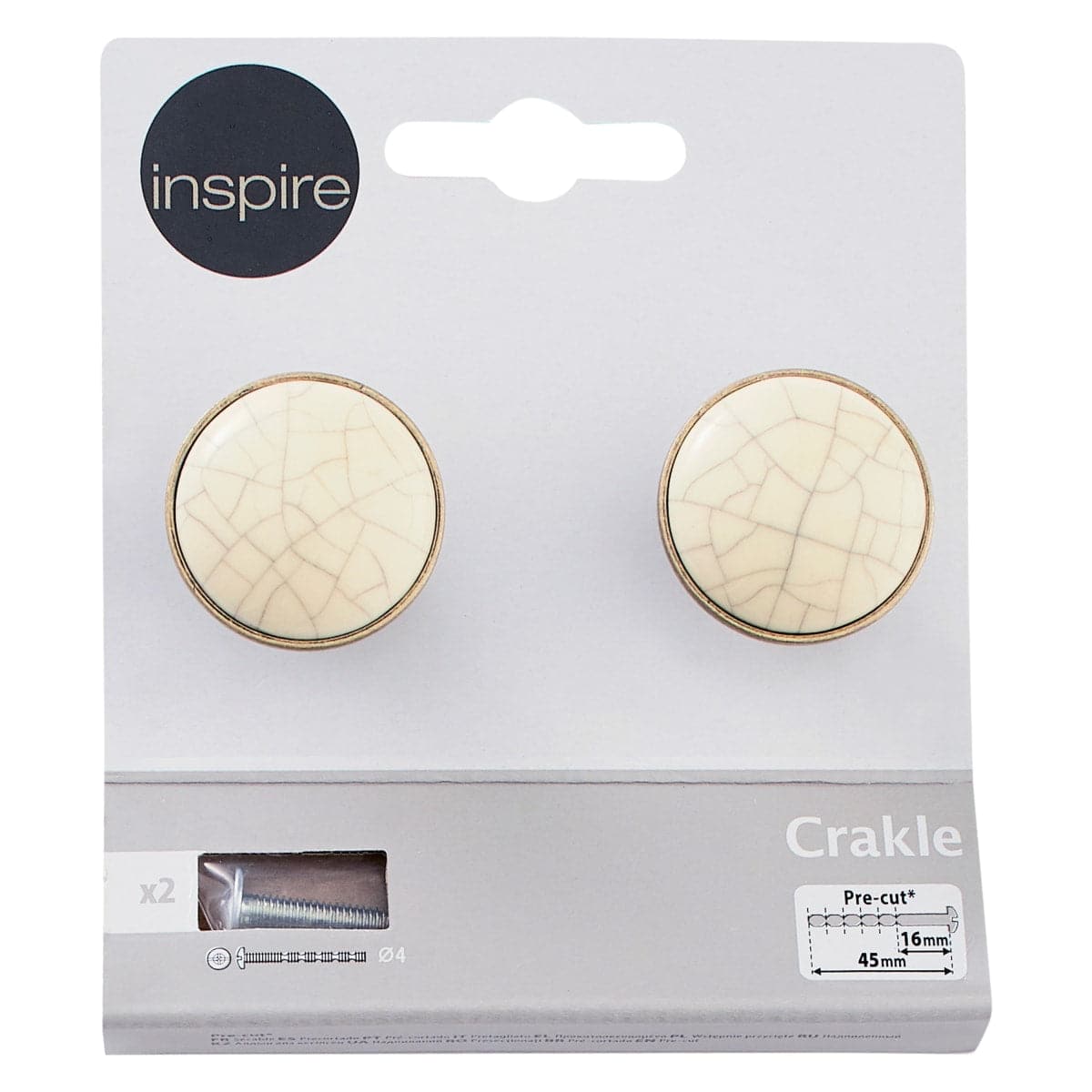 CRACKLE KNOB DIAMETER 29 MM CAREMIC/ZAMAC BRONZE, 2 PIECES - best price from Maltashopper.com BR410005804