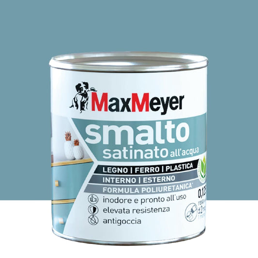 POLYURETHANE WATER-BASED SATIN DENIM ENAMEL 125 ML - best price from Maltashopper.com BR470005155