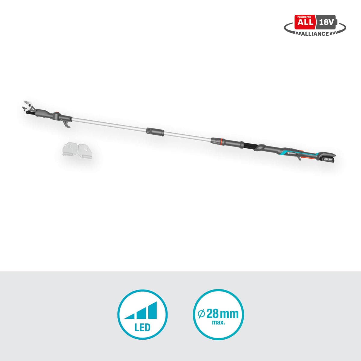 GARDENA BATTERY-operated GARDENA TELESCOPIC TRACKER HighCut 250/18V P4A - best price from Maltashopper.com BR500016011