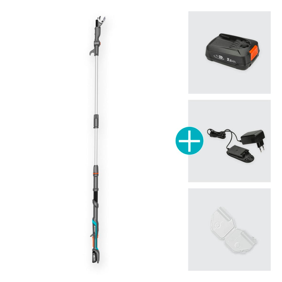 Bricocenter GARDENA BATTERY-operated GARDENA TELESCOPIC TRACKER HighCut 250/18V P4A