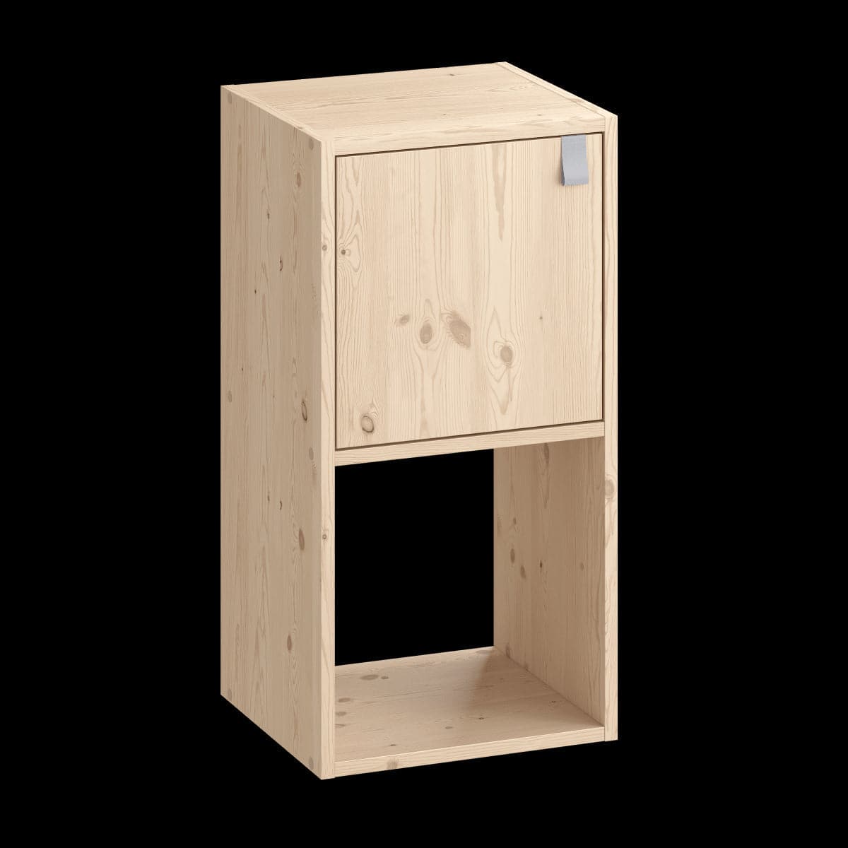 SPACEO KUB DOOR L32.6xH32.2CM IN GREY PINE WOOD - best price from Maltashopper.com BR440002021