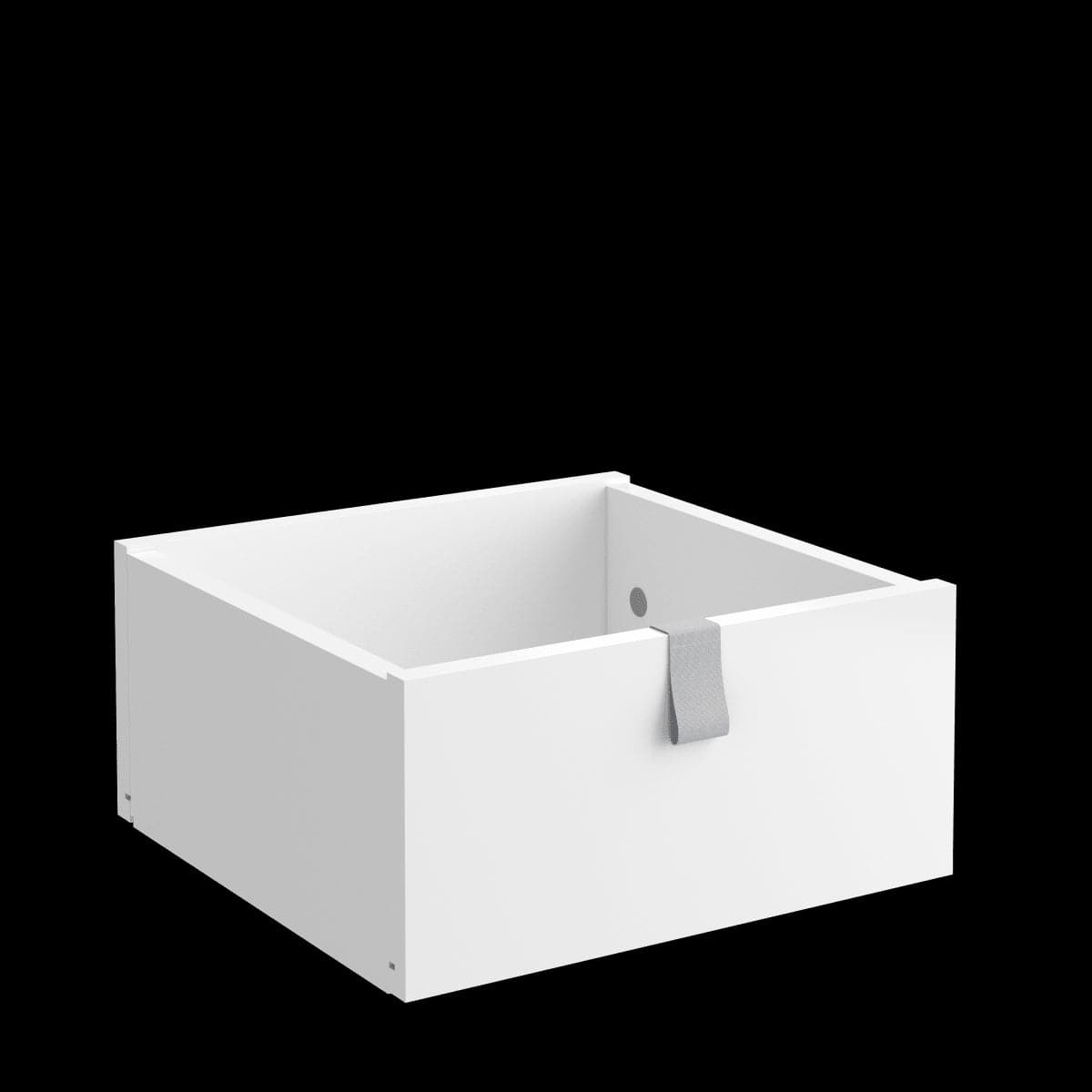 Bricocenter KUB SPACEO DRAWER L32.4xP31.6xH15CM IN WOOD WHITE