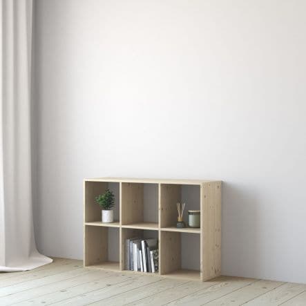 3X2 SPACEO KUB W105xP31.7xH70.5CM PINE WOOD CUBES - best price from Maltashopper.com BR440002018